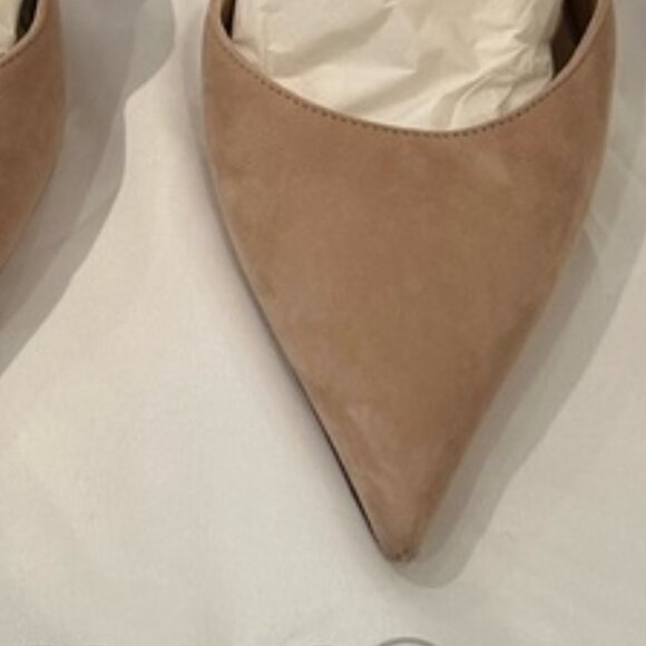 Jimmy Choo Beige Suede Ray 65 Slingback Pumps size 39 - Picture 9 of 11